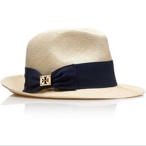 Tory Burch Fedora Natural Straw Hat